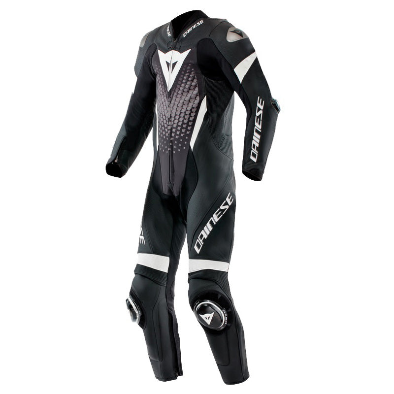 LAGUNA SECA 6 PERF 1PC LEATHER SUIT BLACK/WHITE/ANTHRACITE 44 60 - Driven Powersports