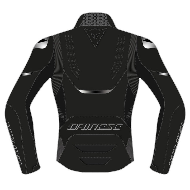 RACING 5 PERF LADY LEATHER JACKET BLACK 38 Black 38 - Driven Powersports