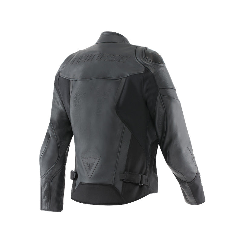 IPERATTIVA LEATHER JACKET WOMEN BLACK 38 Black 42 - Driven Powersports