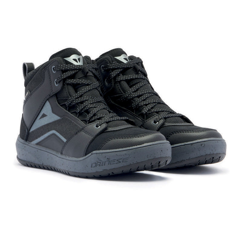DAINESE SUBURB D-WP SHOES WOMAN BLACK/IRON GATE/METAL 40 40 - Driven Powersports