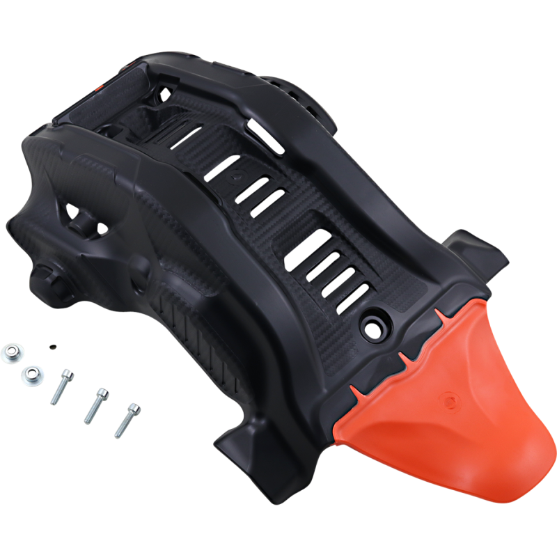 ACERBIS SKID PLATE KTM HUS Black/Orange 16 Front - Driven Powersports