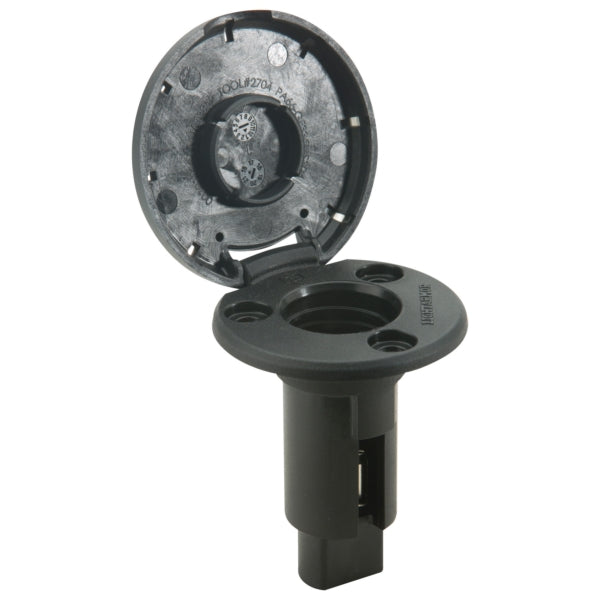 Attwood LightArmor Plug-In Base Black - Driven Powersports