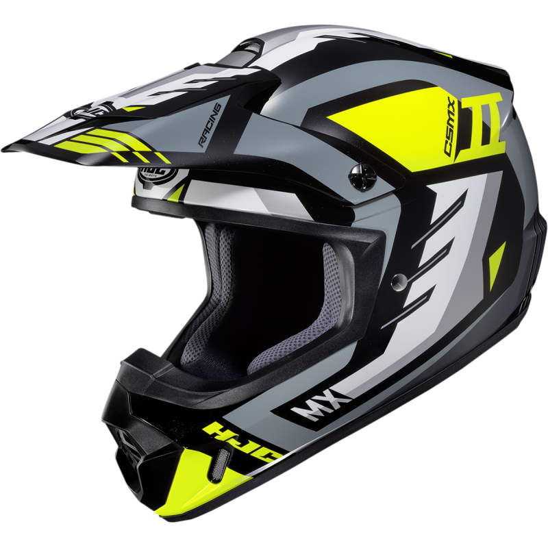 HJC CS-MX2 PHYTON Gray/Yellow Front - Driven Powersports