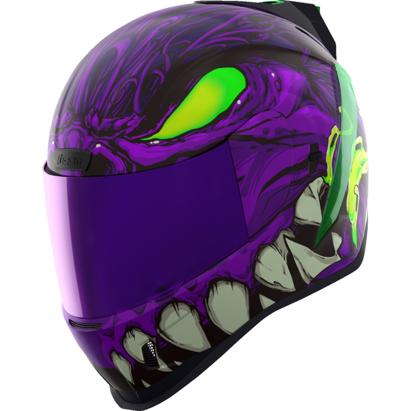 ICON HELMET AIRFORM MIPS MANIK'RR Purple 3/4 Left - Driven Powersports