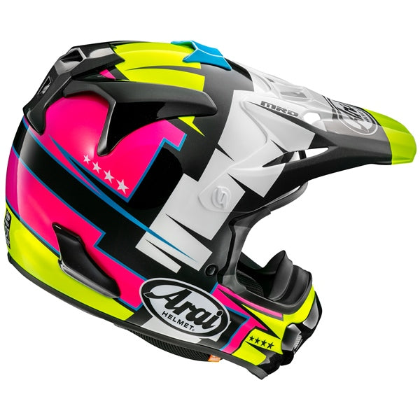Arai VX-Pro4 Off-Road Helmet Battle Yellow XS - Driven Powersports