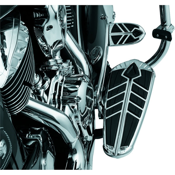 Kuryakyn Spear Floorboard Insert For Harley-Davidson / Indian Charcoal - Driven Powersports