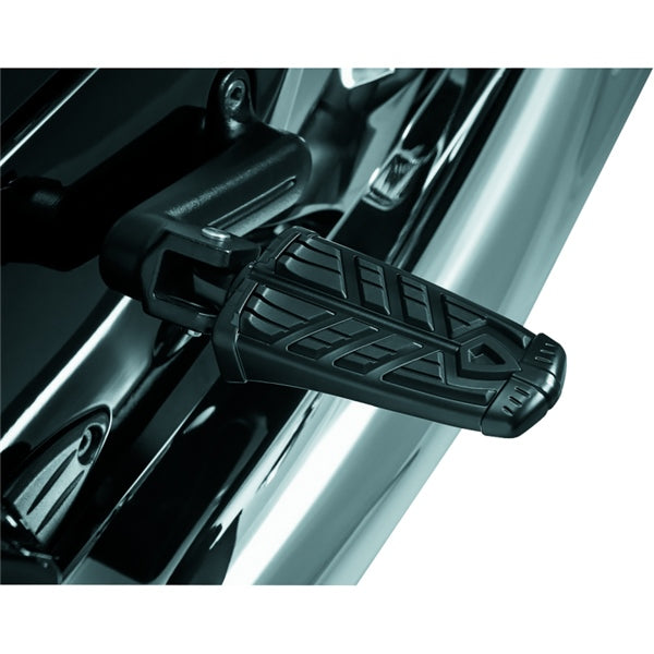Kuryakyn Passenger Footpegs Adapter For Indian Black - Driven Powersports