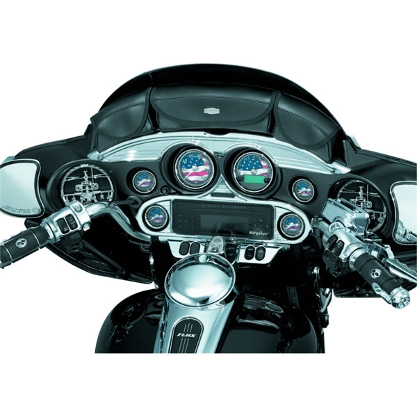 Kuryakyn Stereo Accent For Harley-Davidson Charcoal - Driven Powersports