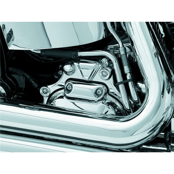 Kuryakyn Transmission Shroud For Harley-Davidson Charcoal - Driven Powersports