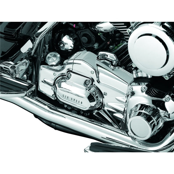 Kuryakyn Transmission Shroud For Harley-Davidson Charcoal - Driven Powersports