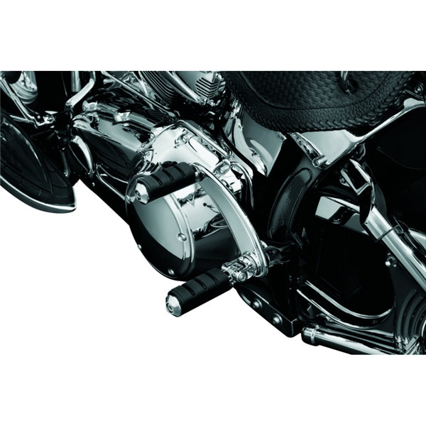 Kuryakyn Trident Small Peg with Male Adapter Charcoal - Driven Powersports