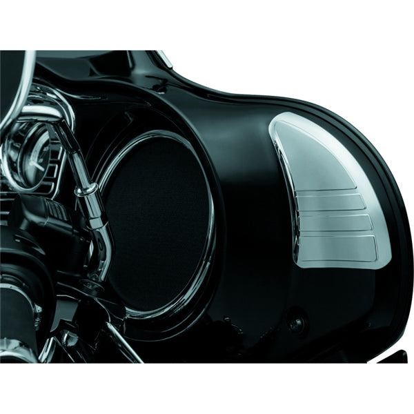 Kuryakyn Tri-Line Inner Fairing Cover For Harley-Davidson Charcoal - Driven Powersports