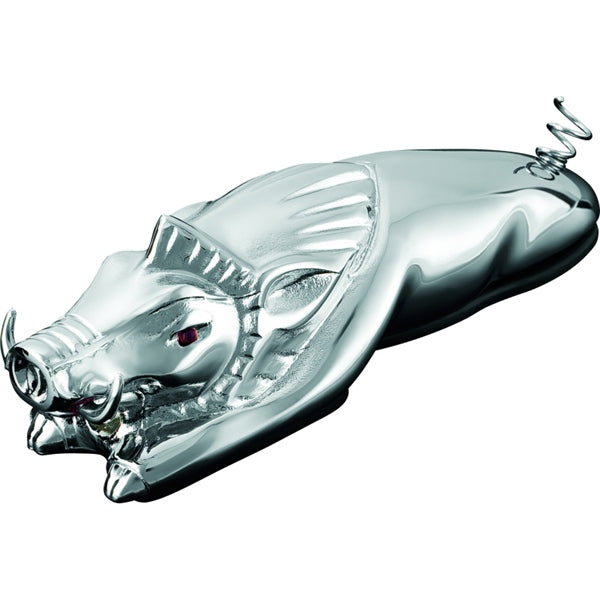 Kuryakyn Wild Boar Fender Ornament Charcoal - Driven Powersports