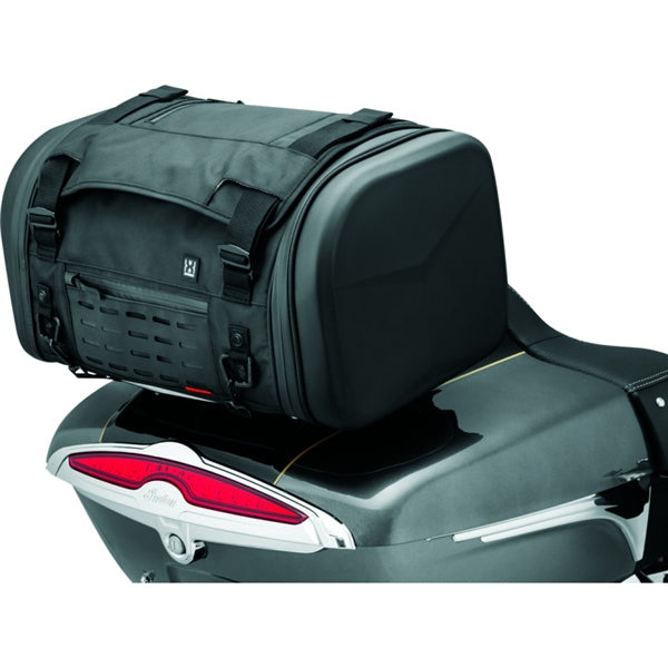 Kuryakyn Xkursion XS Steward Roll Bag Black XS - Driven Powersports