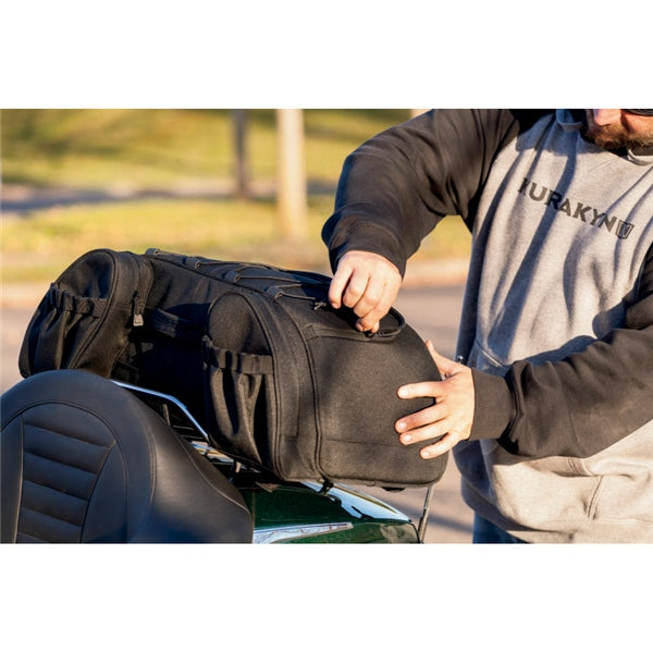 Kuryakyn Momentum Hitchhiker Trunk Rack Bag Black - Driven Powersports