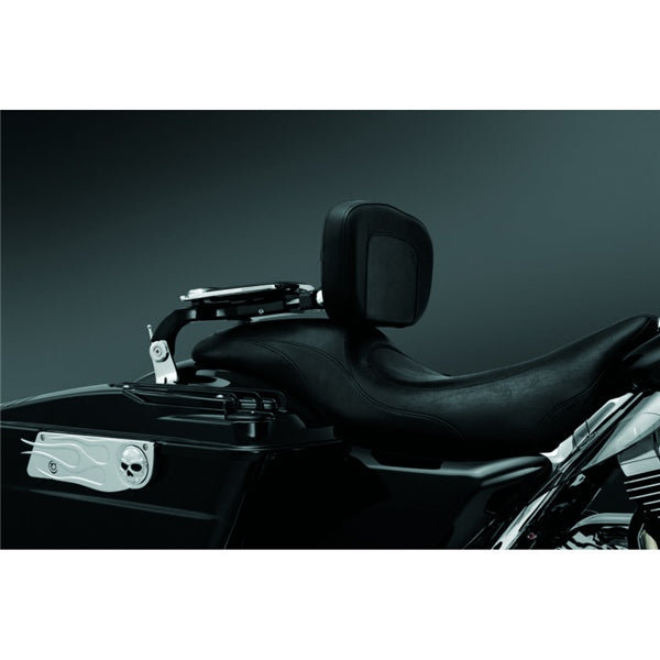 Kuryakyn Multi-Purpose Backrest Charcoal/Black - Driven Powersports