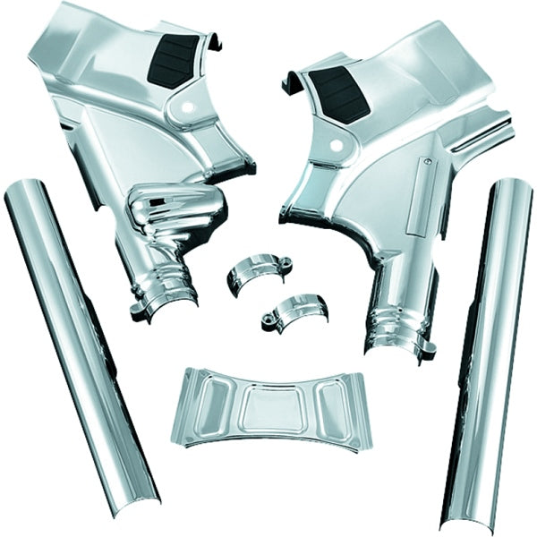 Kuryakyn Neck Cover for Harley-Davidson For Harley-Davidson Charcoal - Driven Powersports