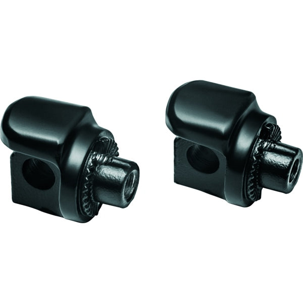 Kuryakyn Non-Pivot Splined Pegs Adapter Black - Driven Powersports