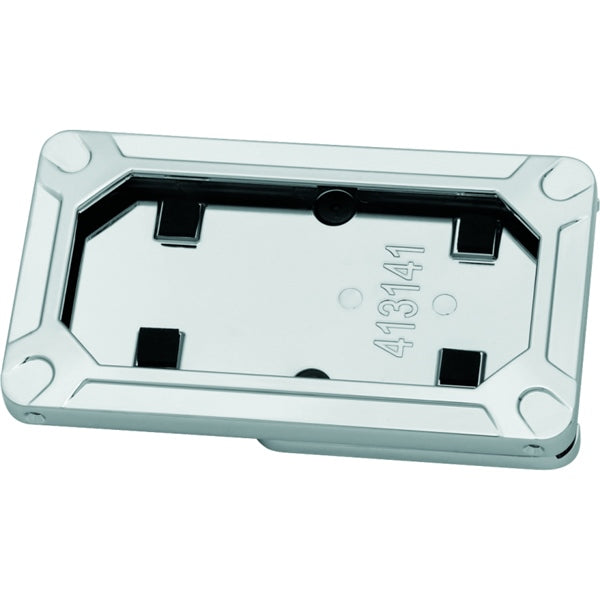 Kuryakyn Nova License Plate Frame For Harley-Davidson Charcoal - Driven Powersports