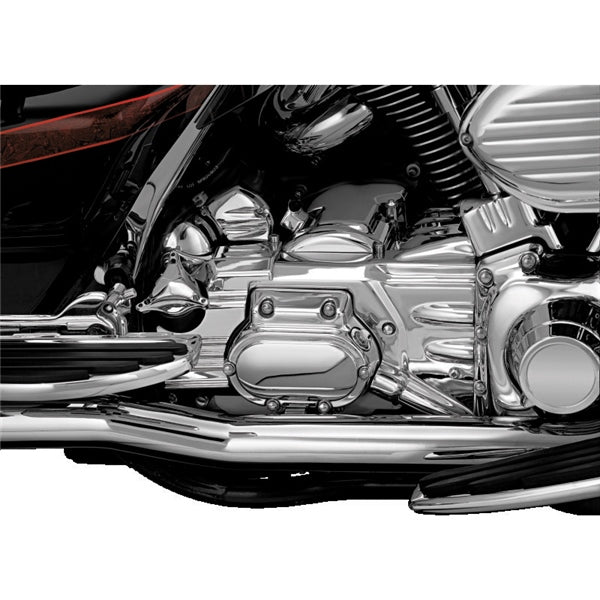 Kuryakyn Oil Filler Spout Cover For Harley-Davidson Charcoal - Driven Powersports