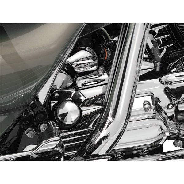 Kuryakyn Oil Filler Spout Cover For Harley-Davidson Charcoal - Driven Powersports