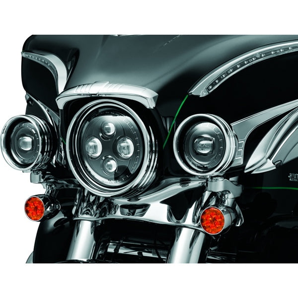 Kuryakyn Orbit Passing Lamp Black - Driven Powersports