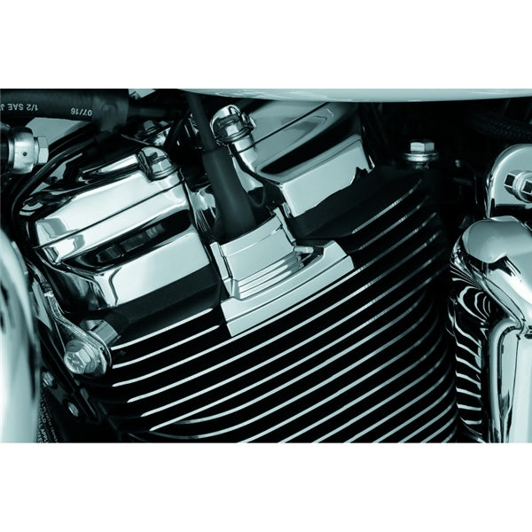 Kuryakyn Precision Spark Plug Cover For Harley-Davidson Charcoal - Driven Powersports