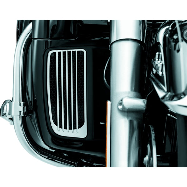 Kuryakyn Radiator Grill For Harley-Davidson Charcoal - Driven Powersports