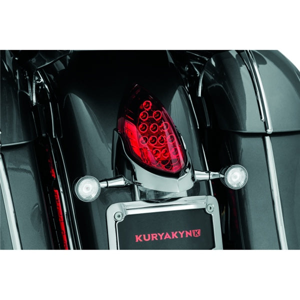 Kuryakyn Rear Turn Signal and License Plate Mount For Indian - Driven Powersports