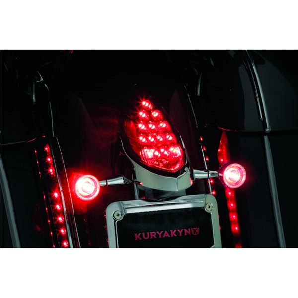 Kuryakyn Rear Turn Signal and License Plate Mount For Indian - Driven Powersports