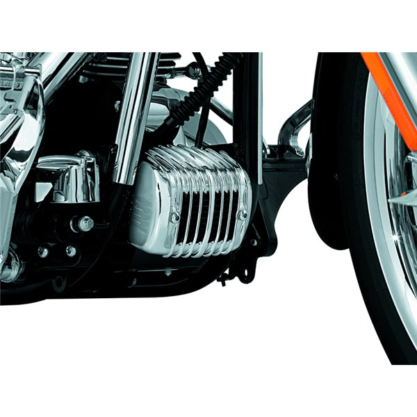 Kuryakyn Regulator Cover For Harley-Davidson Charcoal - Driven Powersports