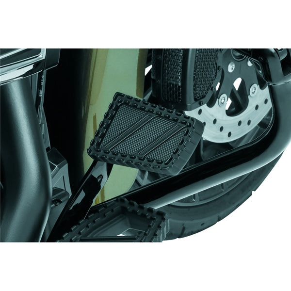 Kuryakyn Riot Brake Pedal Pad For Harley-Davidson Black - Driven Powersports