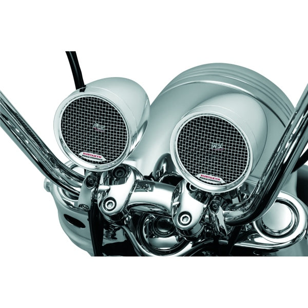 Kuryakyn Road Thunder Speaker Pods Charcoal - Driven Powersports