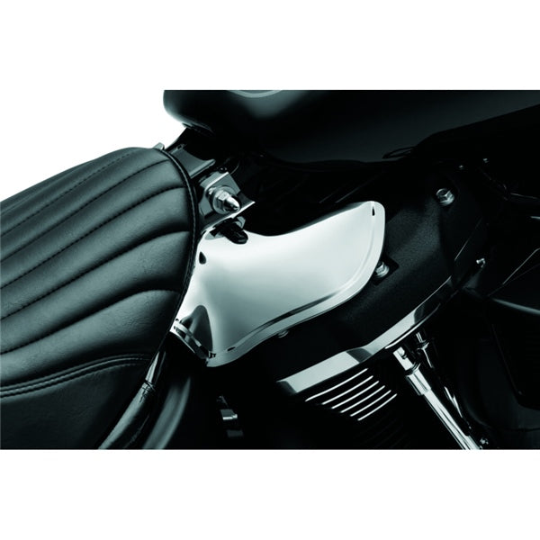 Kuryakyn Saddle Shield Heat Deflector For Harley-Davidson Smoke - Driven Powersports