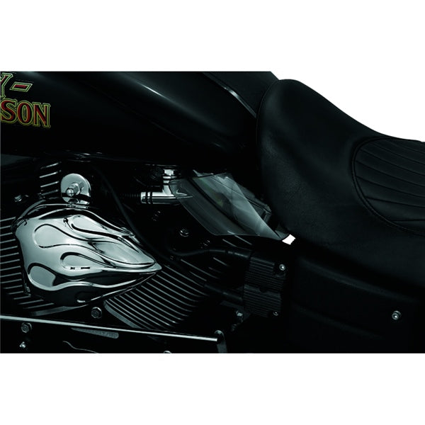 Kuryakyn Saddle Shield Heat Deflector For Harley-Davidson Smoke - Driven Powersports
