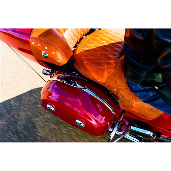 Kuryakyn Saddlebag Top Trim For Harley-Davidson / Indian Charcoal - Driven Powersports