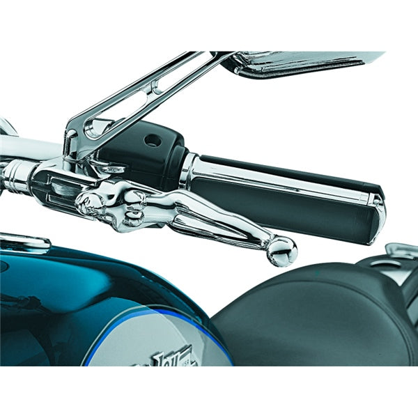 Kuryakyn Silhouette Lever Set For Harley-Davidson Charcoal - Driven Powersports