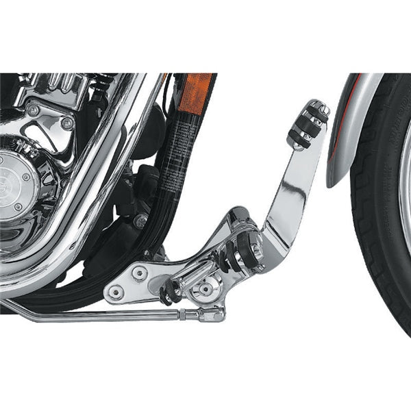 Kuryakyn Extended Forward Control - Harley For Harley-Davidson Charcoal - Driven Powersports