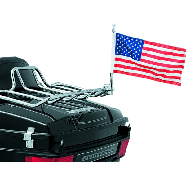 Kuryakyn Flag with Universal Vertical Mount Charcoal - Driven Powersports
