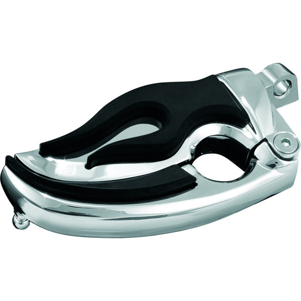 Kuryakyn Flamin Peg with Male Adapter Charcoal/Black - Driven Powersports