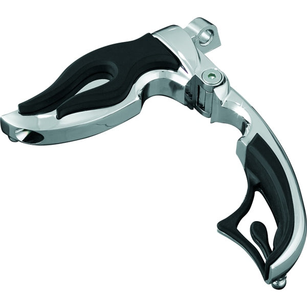 Kuryakyn Flamin Peg with Male Adapter Charcoal/Black - Driven Powersports