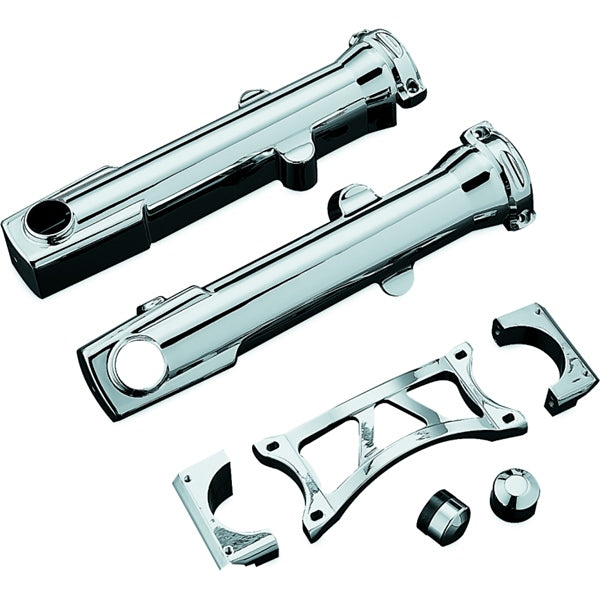 Kuryakyn Fork Brace For Harley-Davidson Charcoal - Driven Powersports