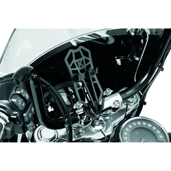 Kuryakyn Free-Flex Device Holder Handlebar Clamp Mount Black - Driven Powersports