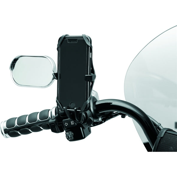 Kuryakyn Free-Flex Device Holder Perche Black - Driven Powersports