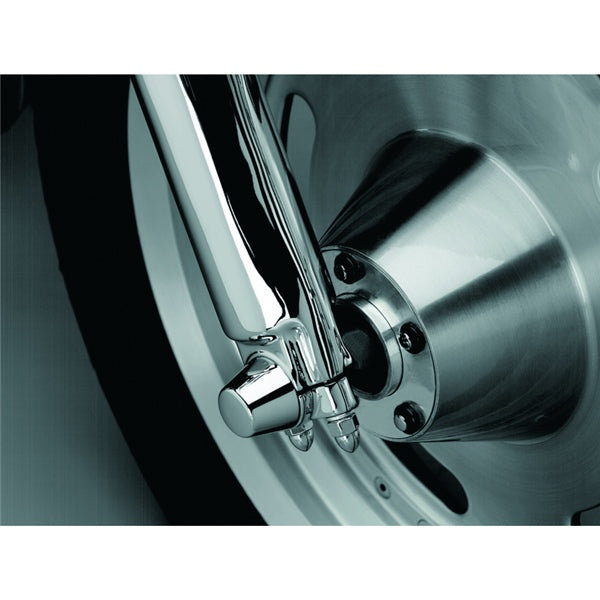 Kuryakyn Axle Nut Cap For Harley-Davidson Charcoal - Driven Powersports