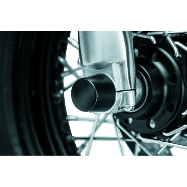 Kuryakyn Axle Nut Cap For Harley-Davidson Charcoal - Driven Powersports