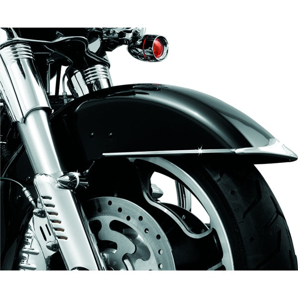 Kuryakyn Front Fender Side Trim For Harley-Davidson Charcoal - Driven Powersports