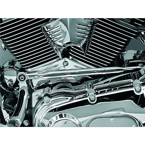 Kuryakyn Extended Brake Pedal Girder For Harley-Davidson Charcoal - Driven Powersports