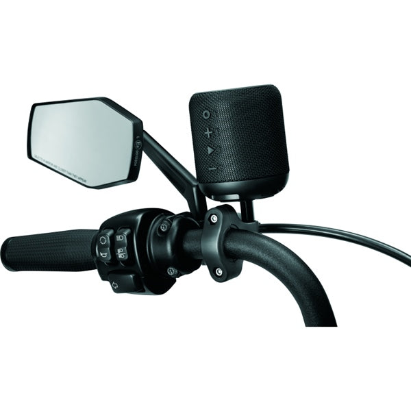 Kuryakyn Handlebar Mount Kit Side Plus Speaker Black - Driven Powersports