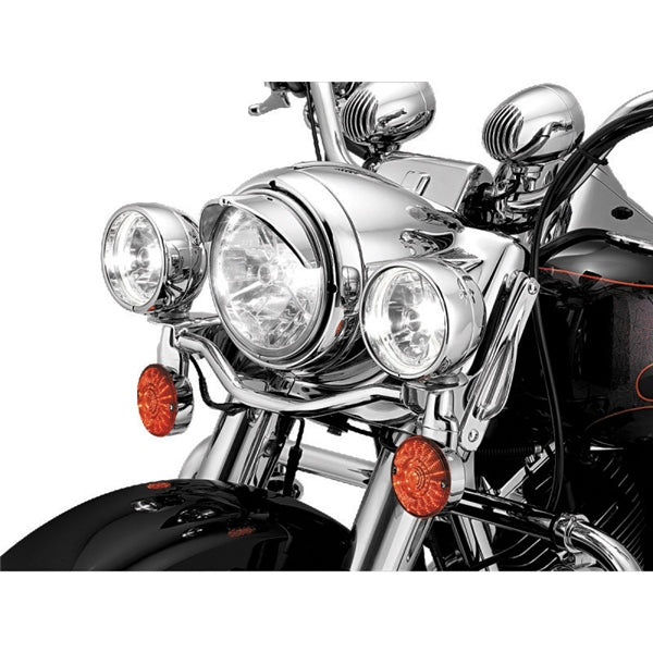 Kuryakyn Headlight Visor Charcoal - Driven Powersports